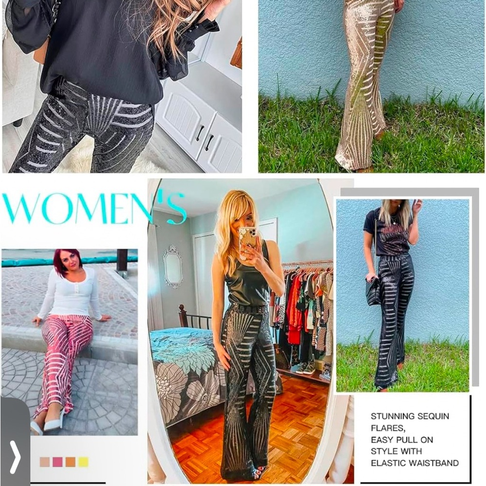 Sequin Pants - image 3